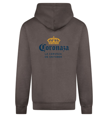 Coronaza Hoodie met rits – grijs