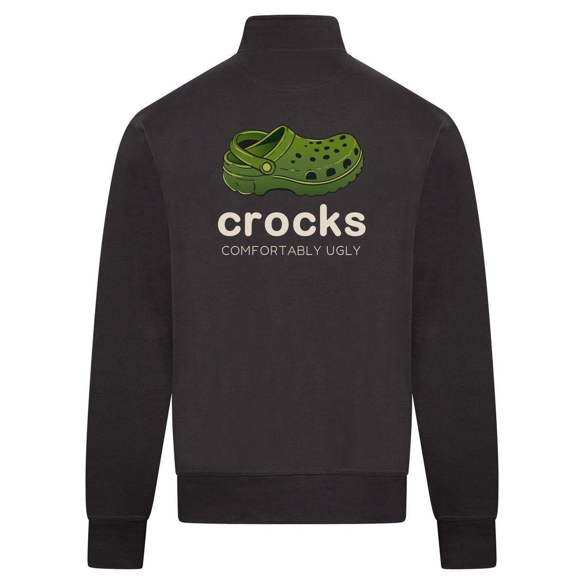 Crocks Sweatvest – antraciet – back