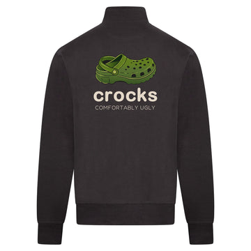 Crocks Sweatvest – antraciet – back