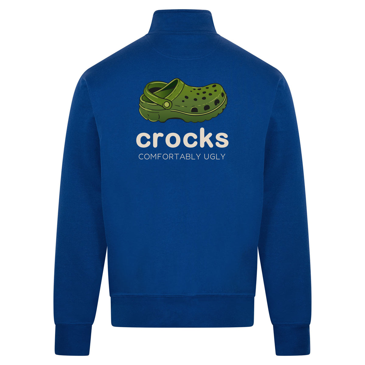 Crocks Sweatvest – blauw – back