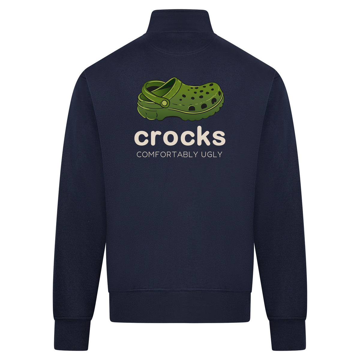Crocks Sweatvest – navy – back