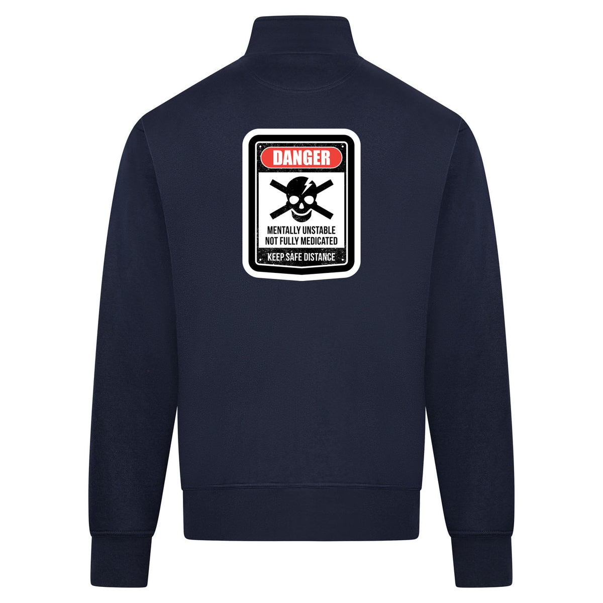 DANGER Sweatvest – navy – back