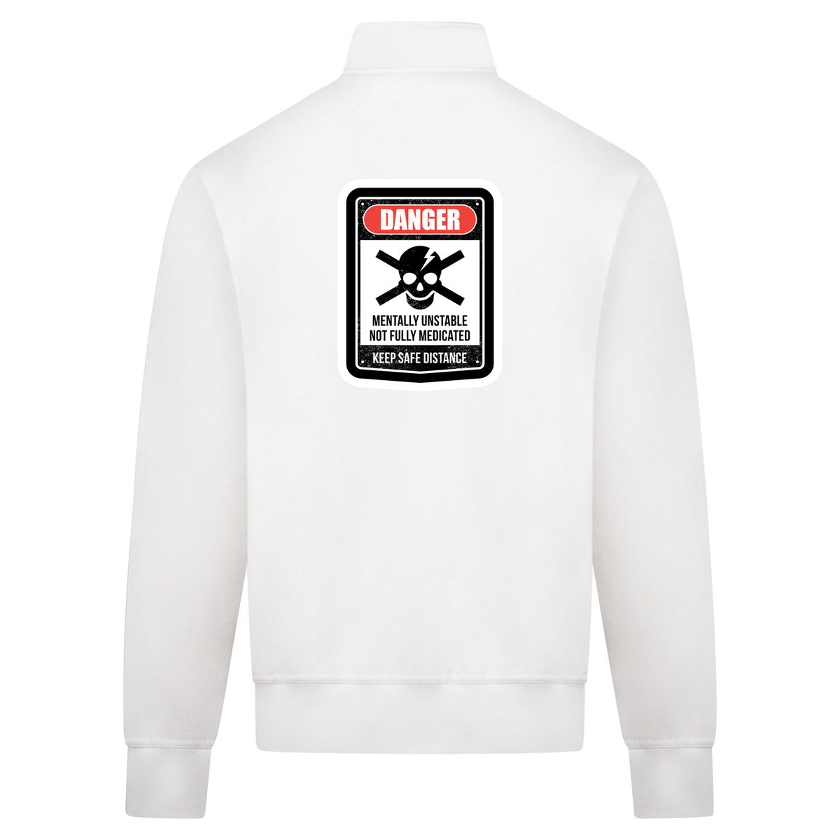 DANGER Sweatvest – wit – back