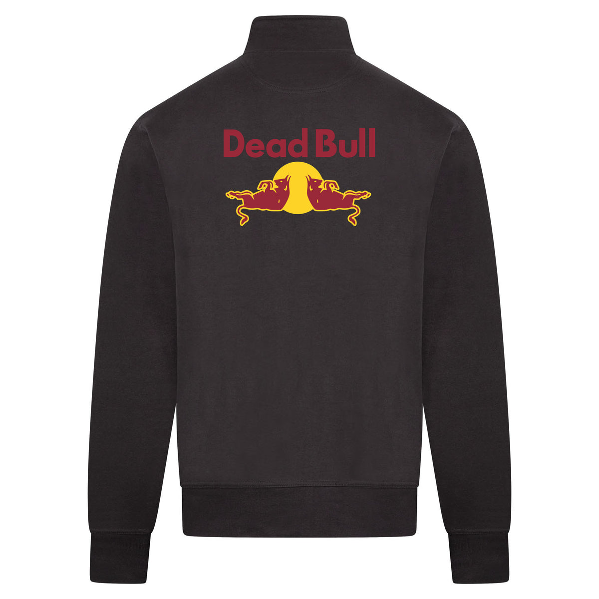 DEAD BULL Sweatvest – antraciet – back