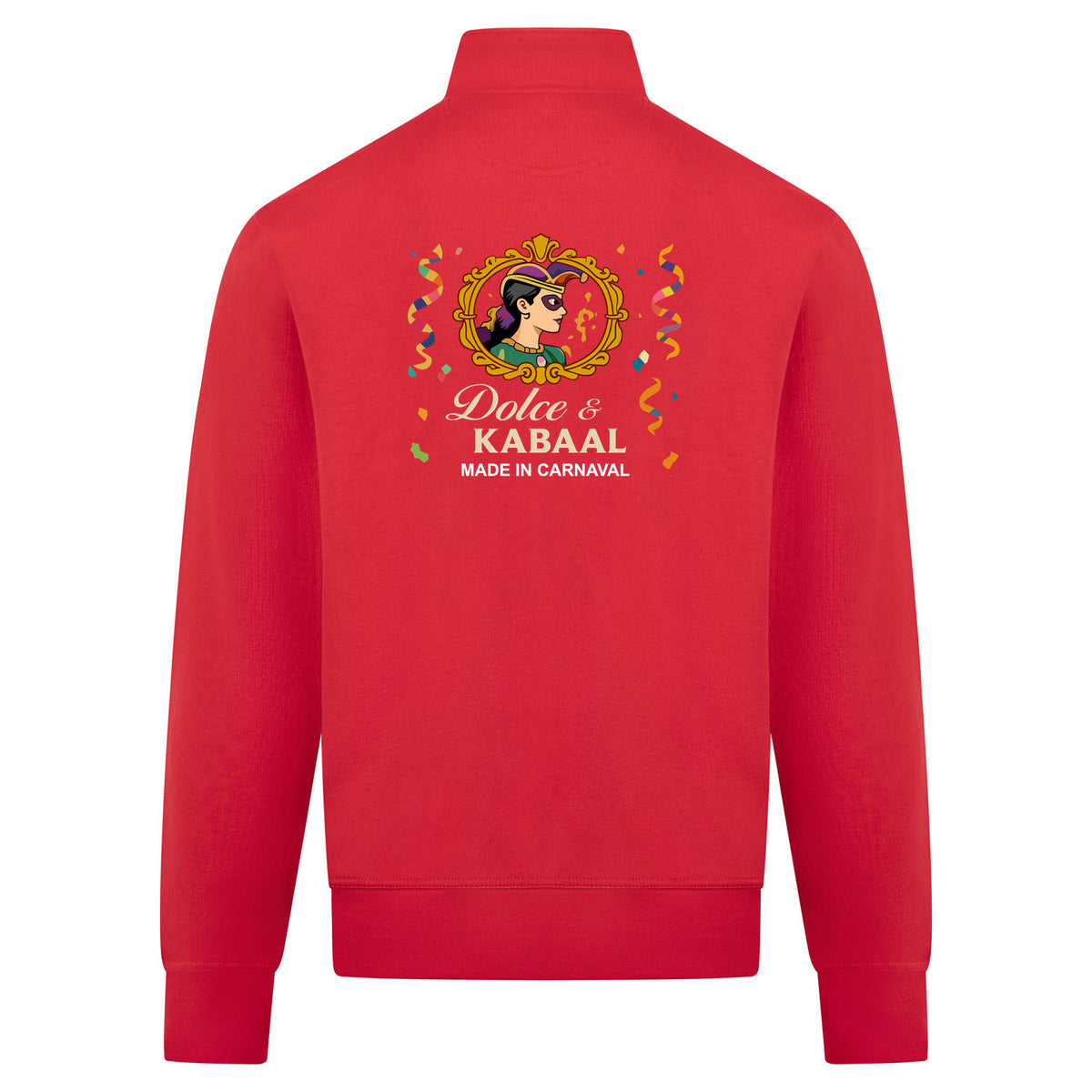 Dolce & Kabaal Sweatvest – rood – back