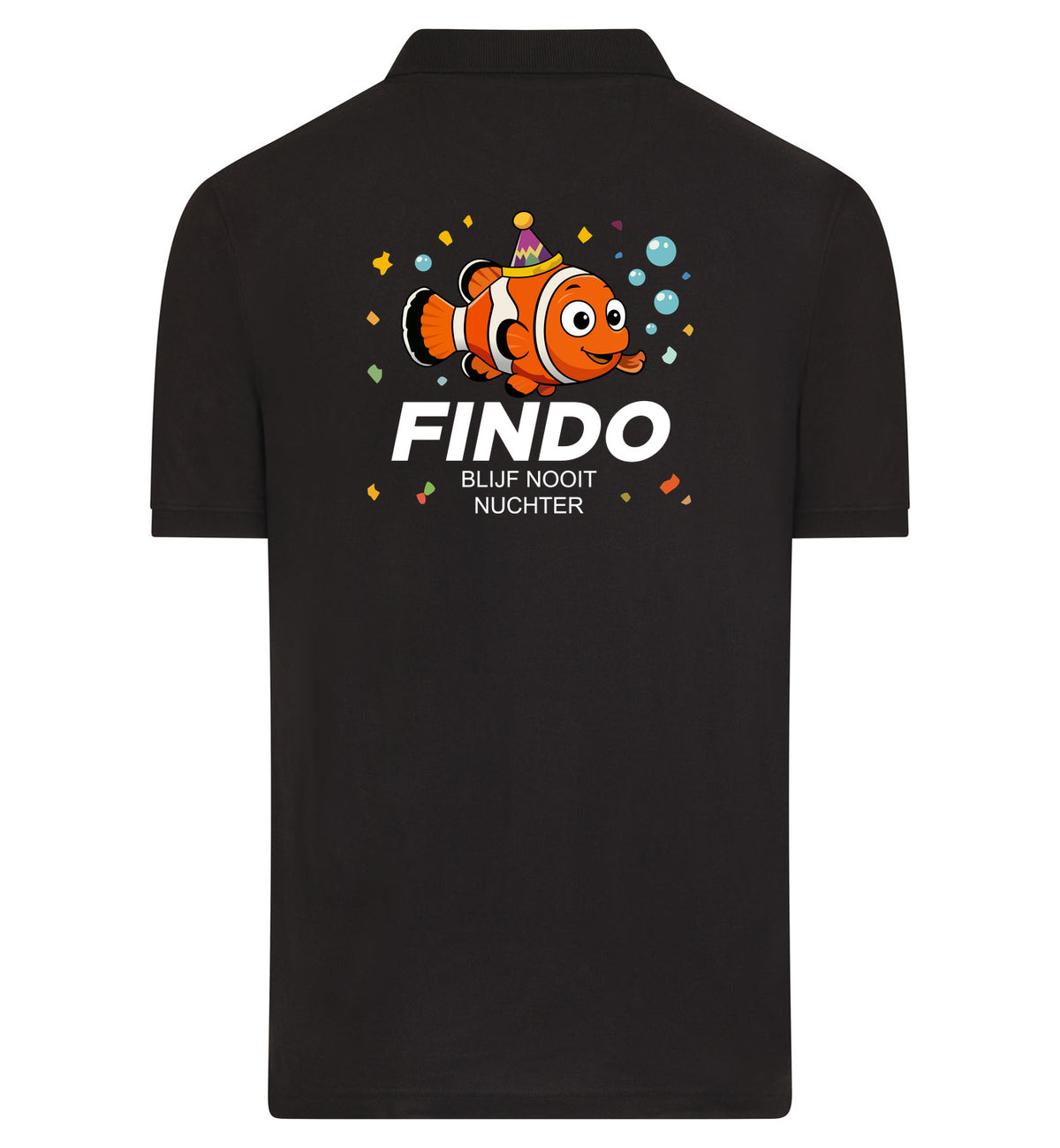 FINDO Polo – zwart