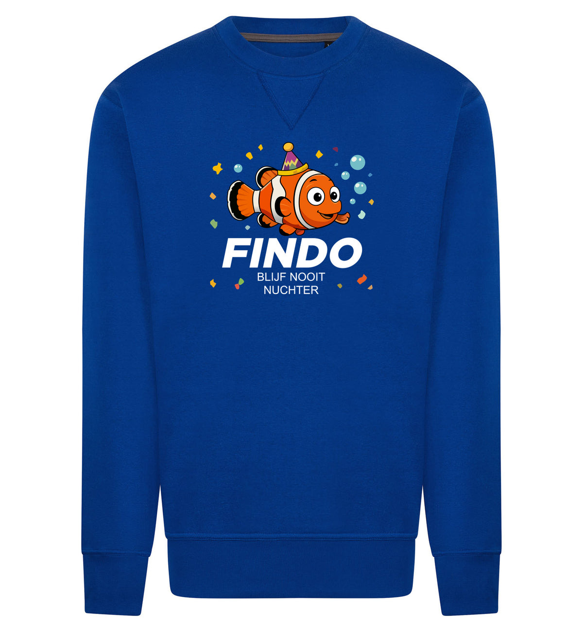 FINDO Sweater – blauw