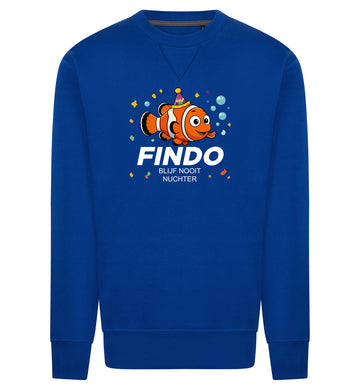 FINDO Sweater – blauw