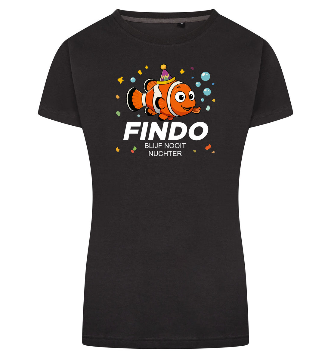 FINDO T-Shirt Dames – antraciet