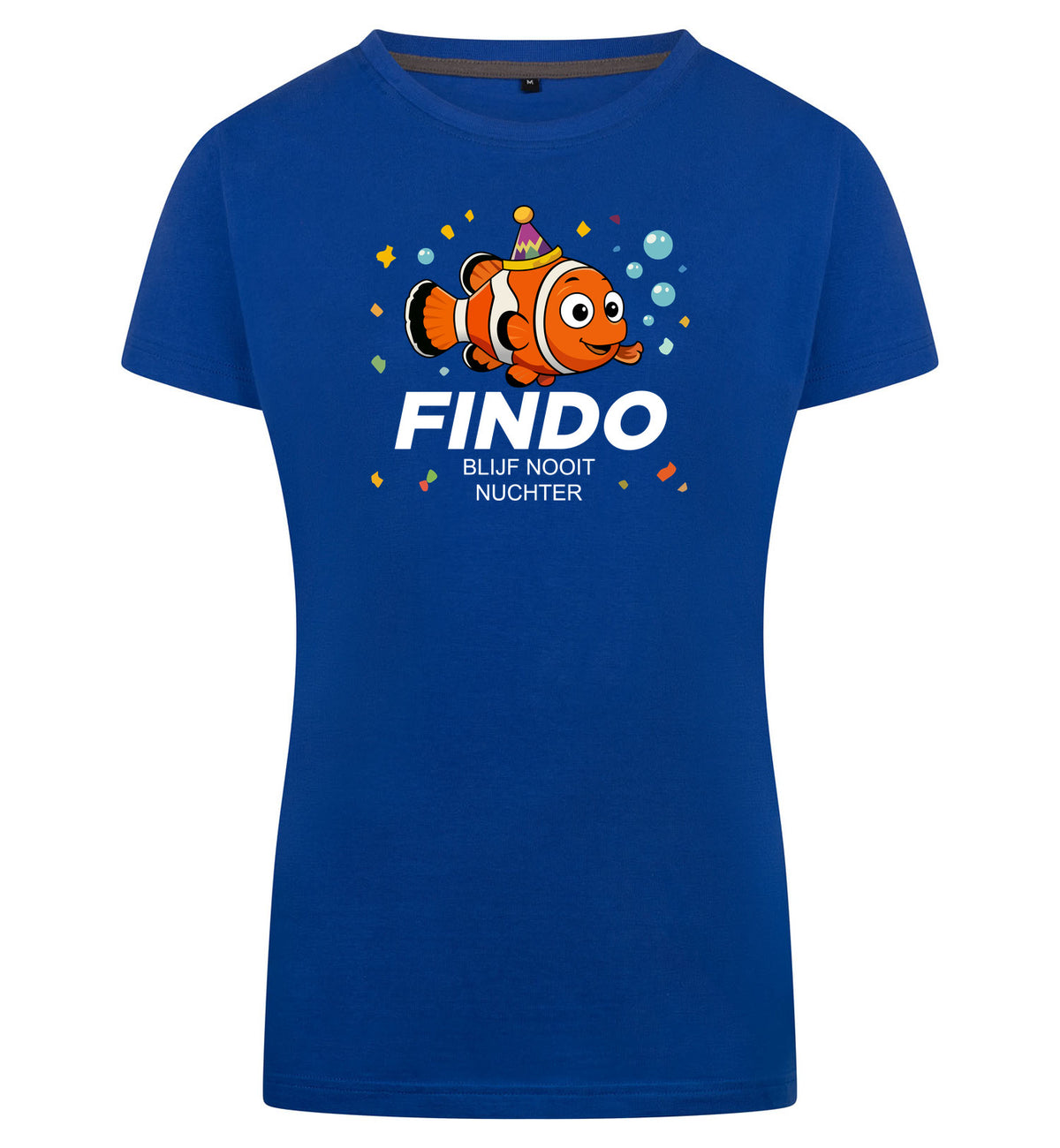 FINDO T-Shirt Dames – blauw