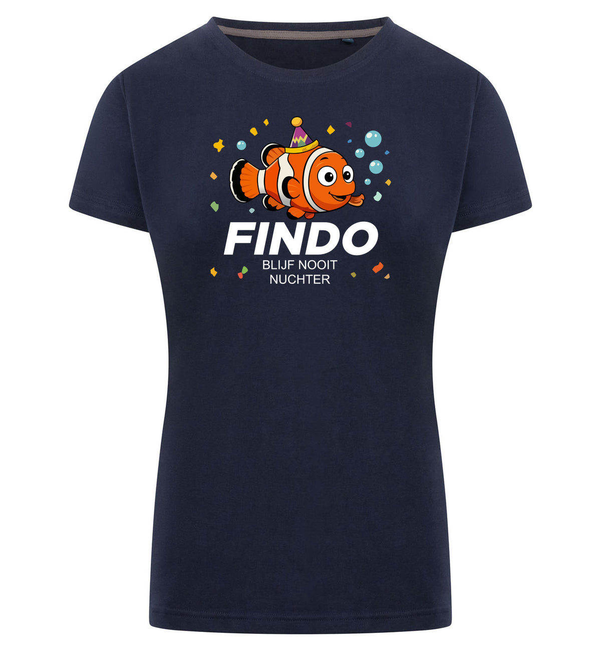 FINDO T-Shirt Dames – navy