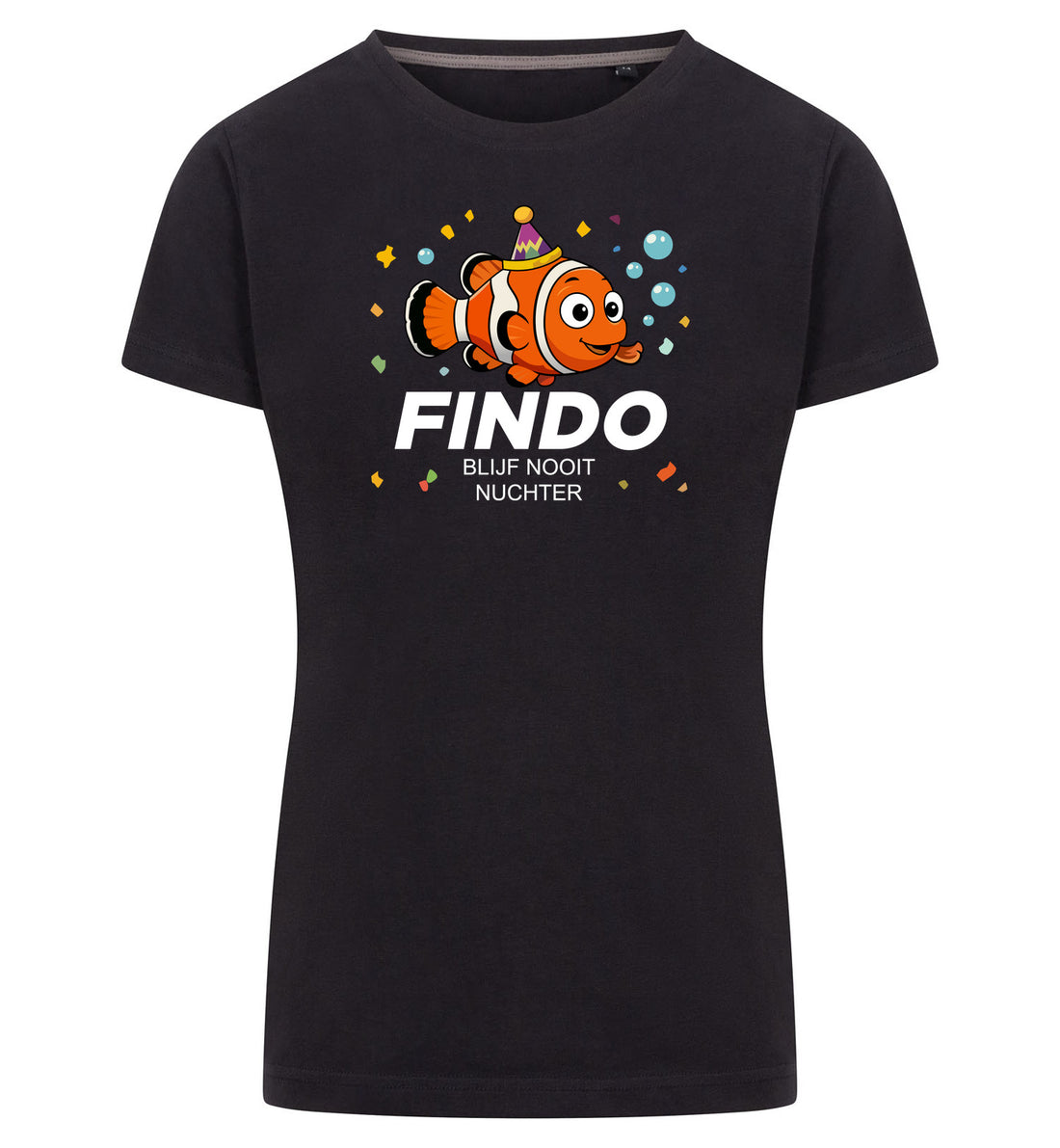 FINDO T-Shirt Dames – antraciet