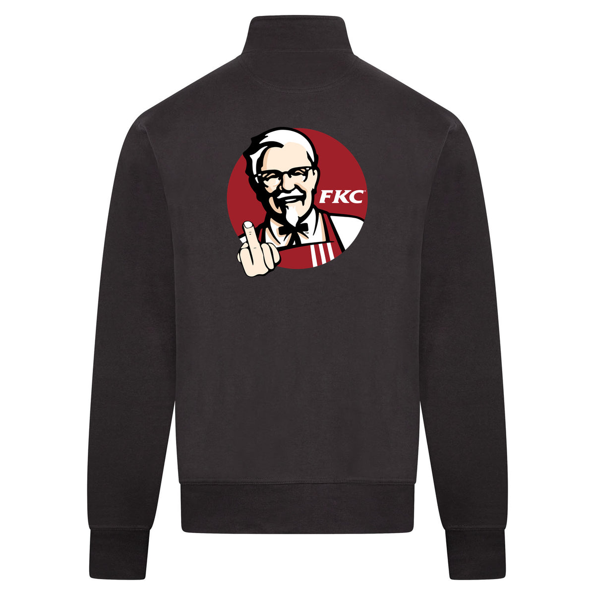 FKC Sweatvest – antraciet – back