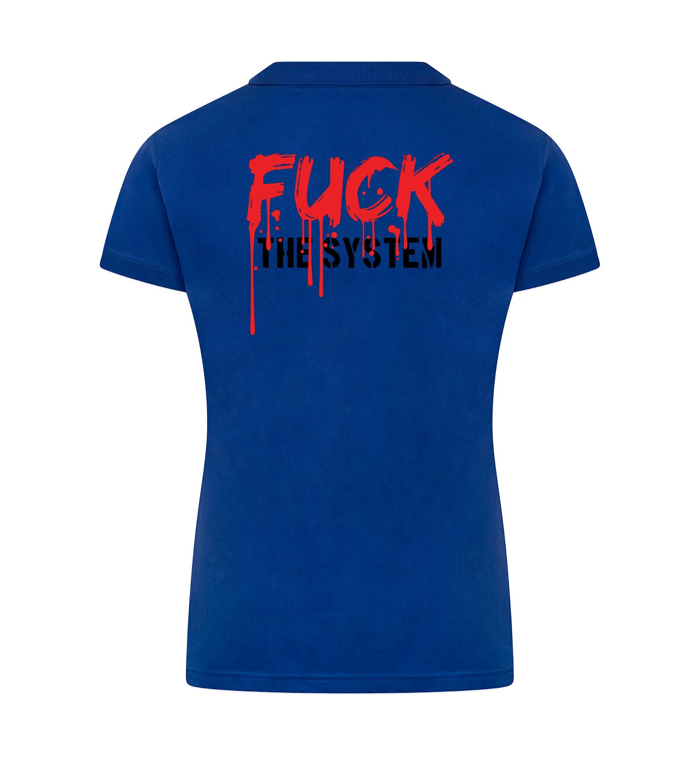 FUCK THE SYSTEM Polo dames