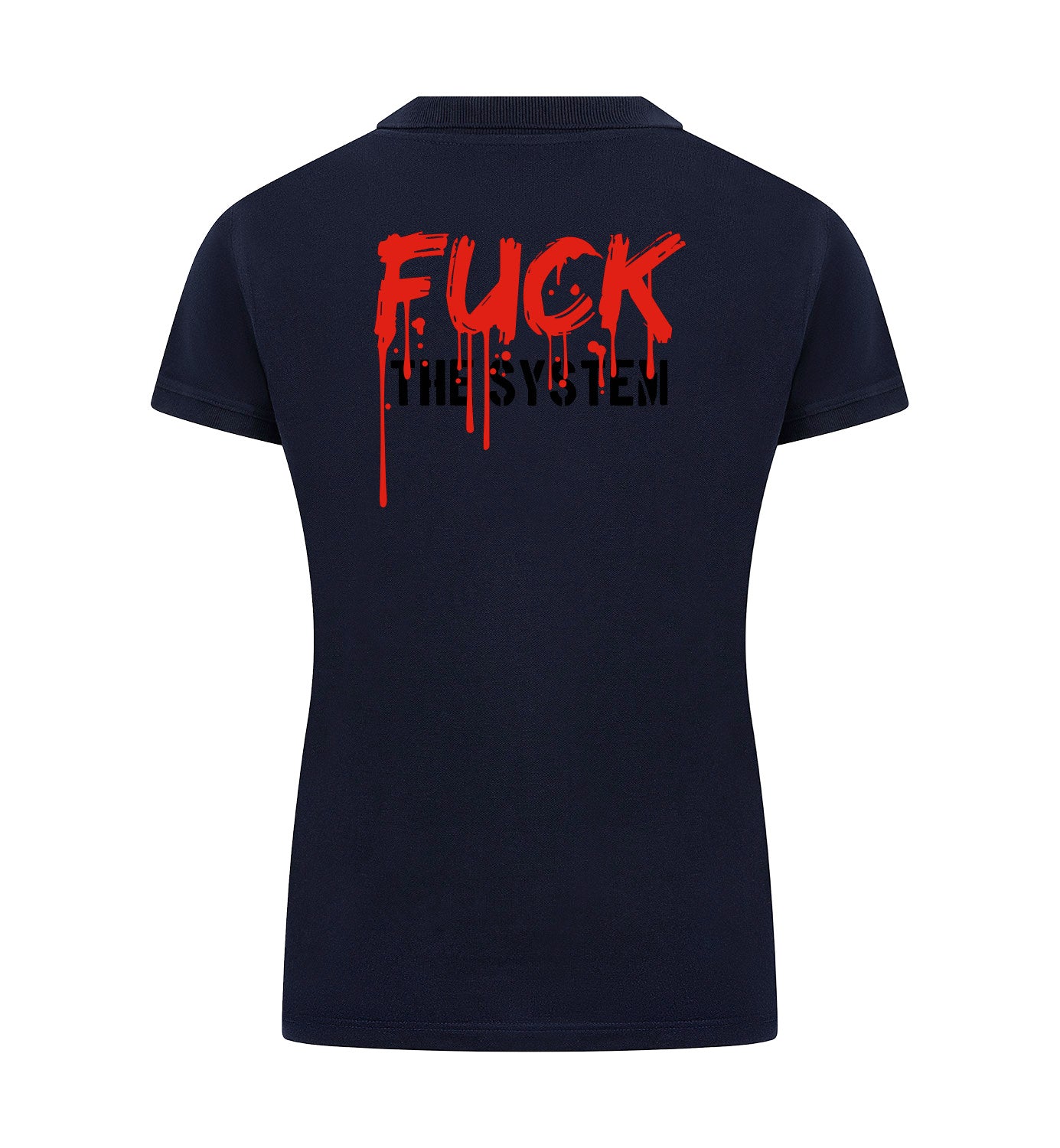FUCK THE SYSTEM Polo dames
