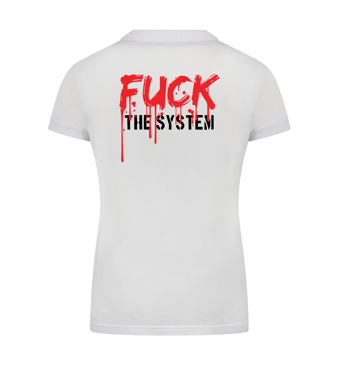FUCK THE SYSTEM Polo dames