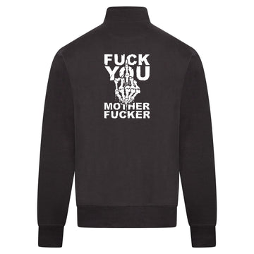 FUCK YOU Sweatvest – antraciet – back