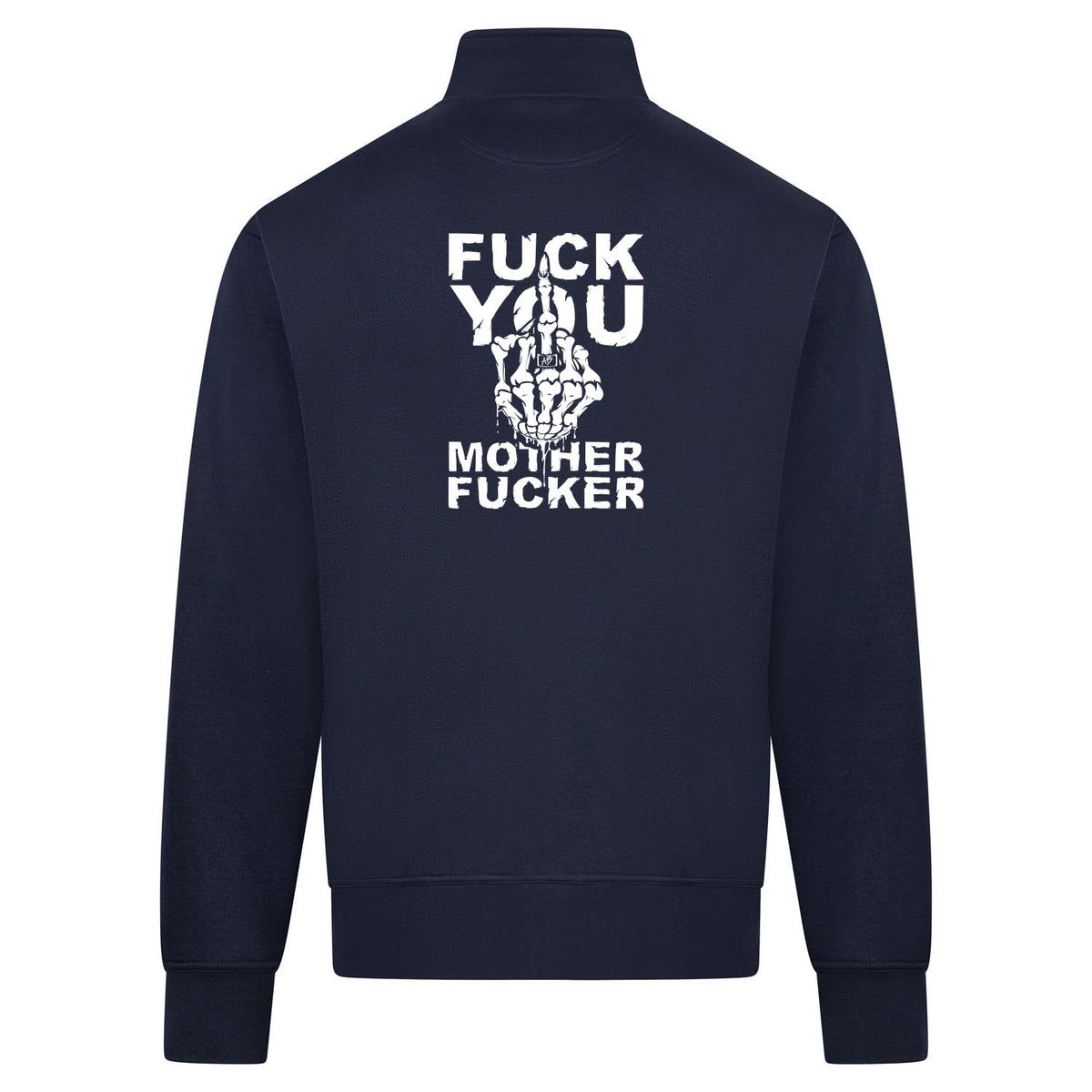 FUCK YOU Sweatvest – navy – back