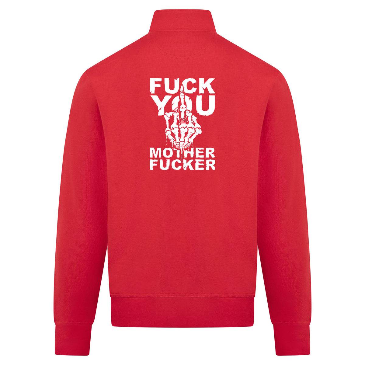 FUCK YOU Sweatvest – rood – back