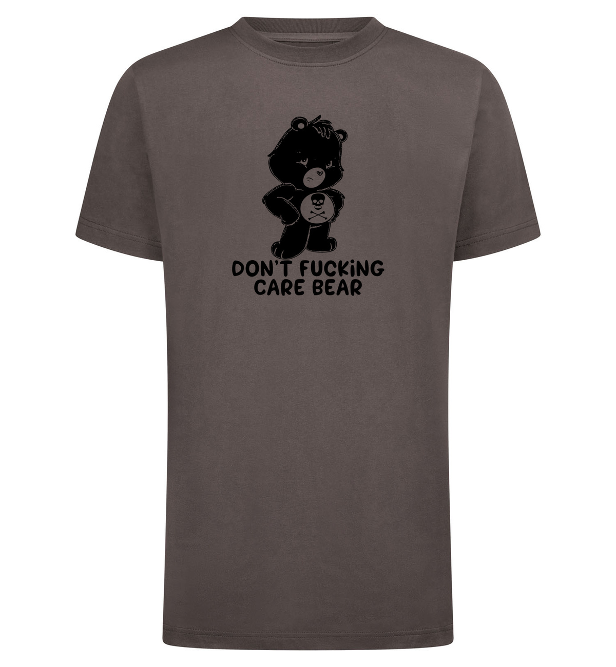 FUCKING CARE BEAR T-Shirt – grijs