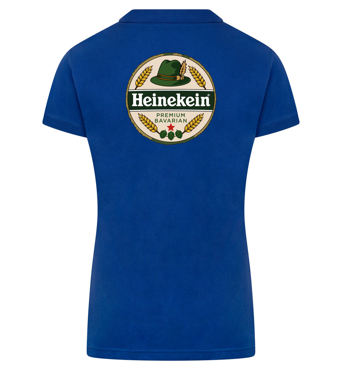 Heinekein Premium Bavarian Polo dames – blauw