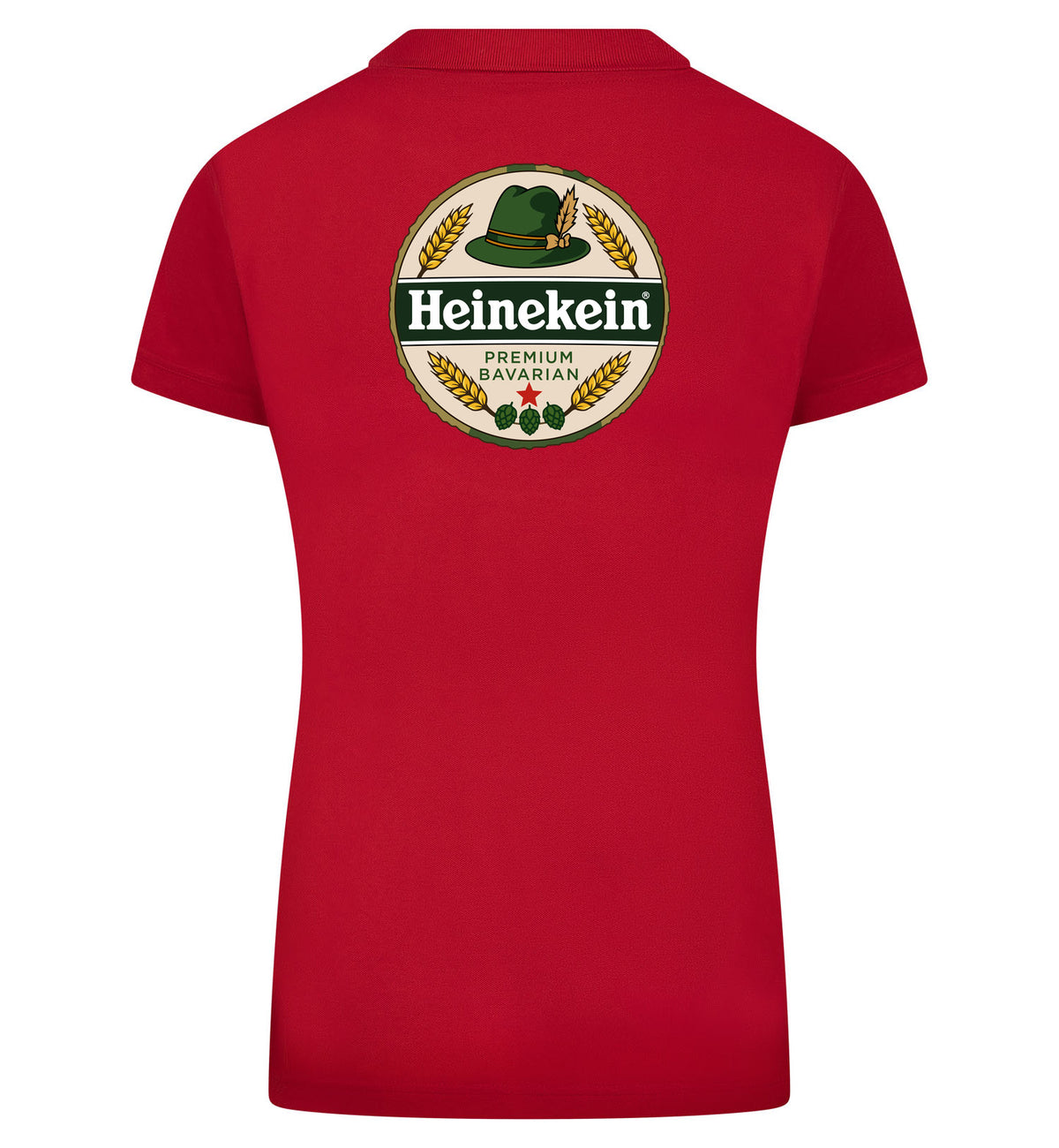 Heinekein Premium Bavarian Polo dames – rood