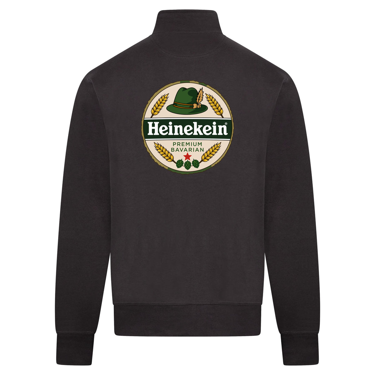 Heinekein Premium Bavarian Sweatvest – antraciet – back
