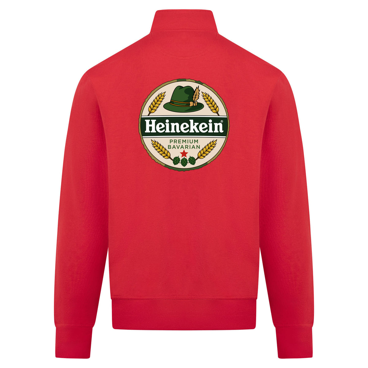 Heinekein Premium Bavarian Sweatvest – rood – back