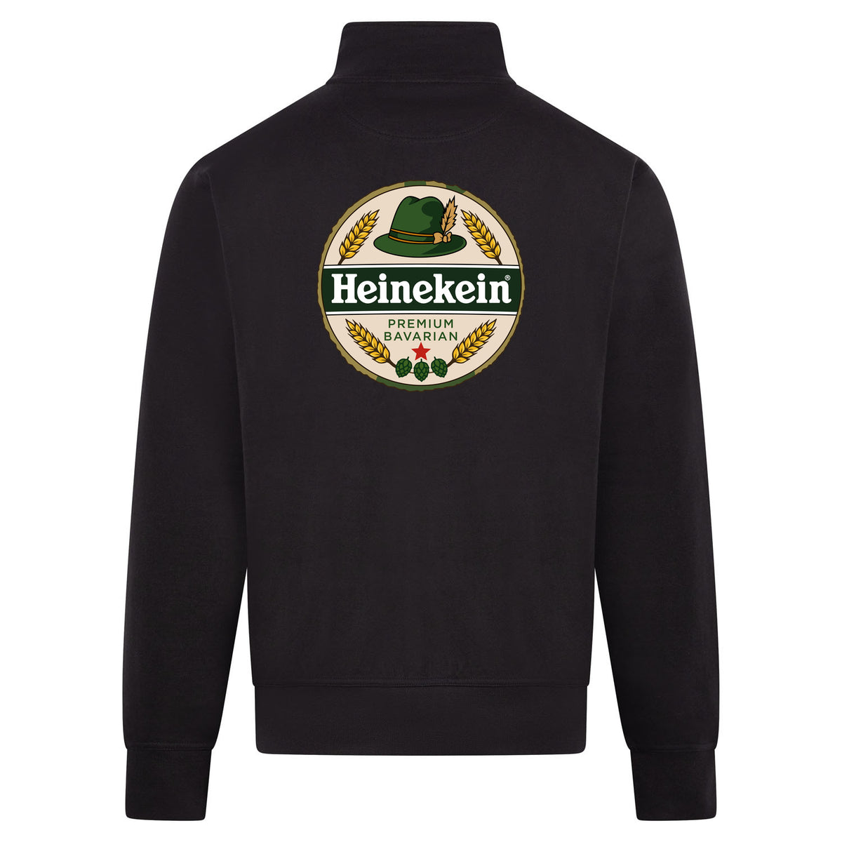 Heinekein Premium Bavarian Sweatvest – zwart – back