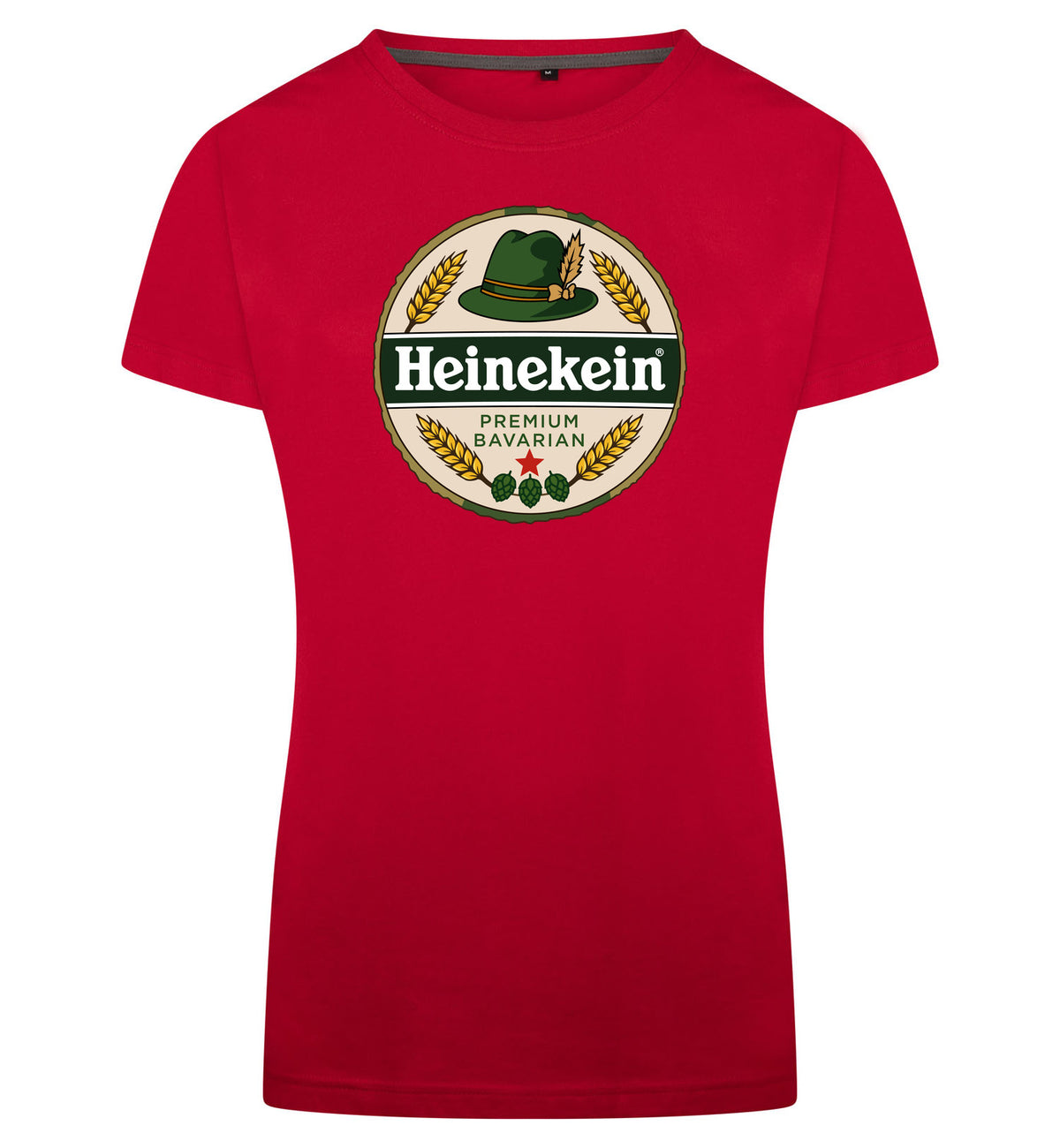 Heinekein Premium Bavarian T-Shirt Dames – rood