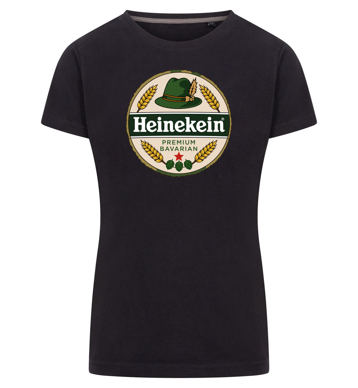Heinekein Premium Bavarian T-Shirt Dames – zwart