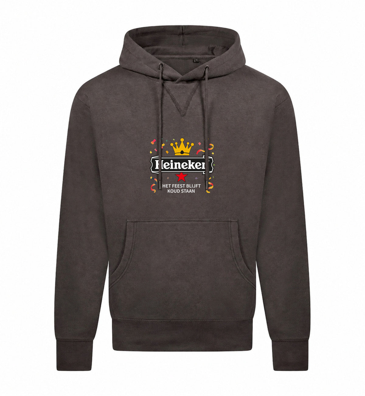 Heineken Het Feest Blijft Koud Staan Hoodie – grijs
