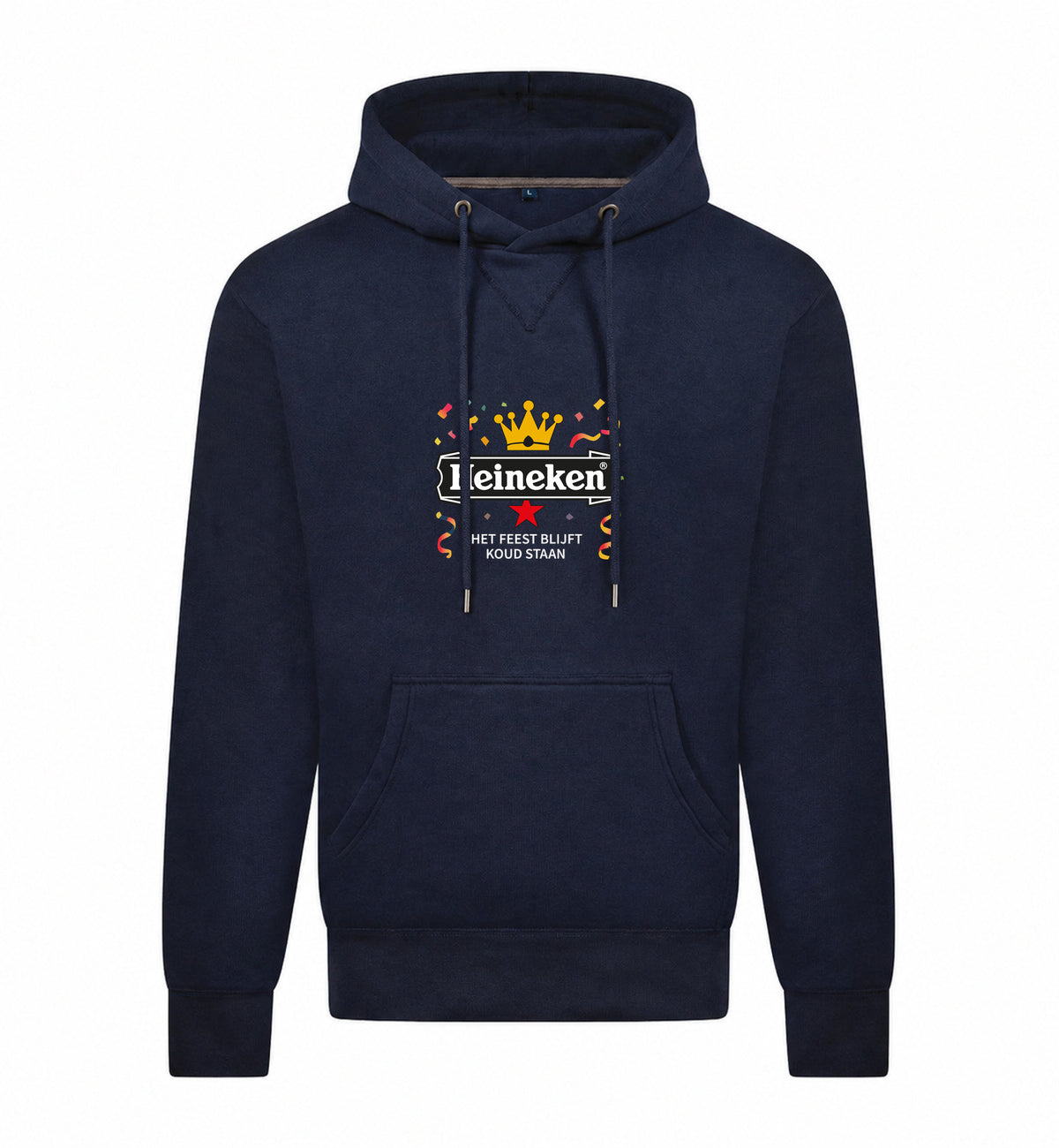 Heineken Het Feest Blijft Koud Staan Hoodie – navy