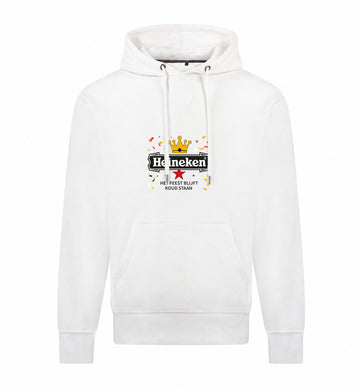Heineken Het Feest Blijft Koud Staan Hoodie – wit