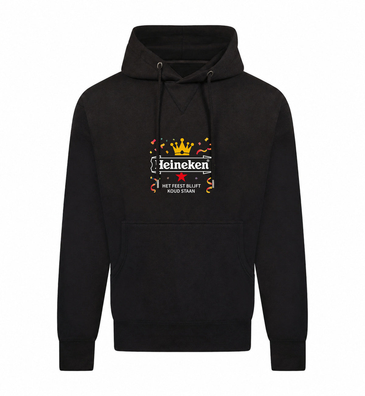 Heineken Het Feest Blijft Koud Staan Hoodie – zwart