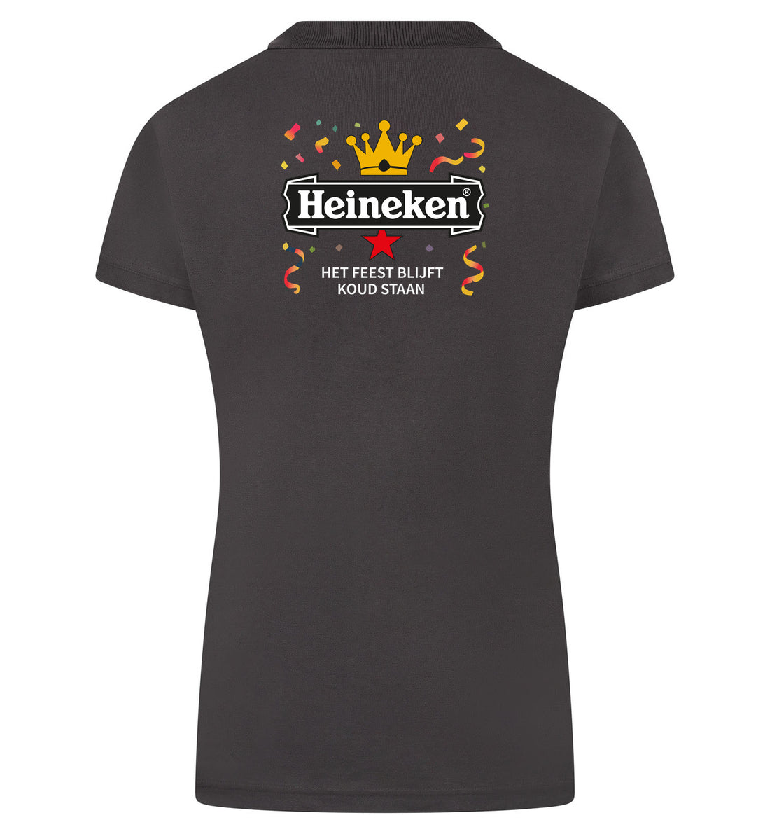 Heineken Het Feest Blijft Koud Staan Polo dames – blauw