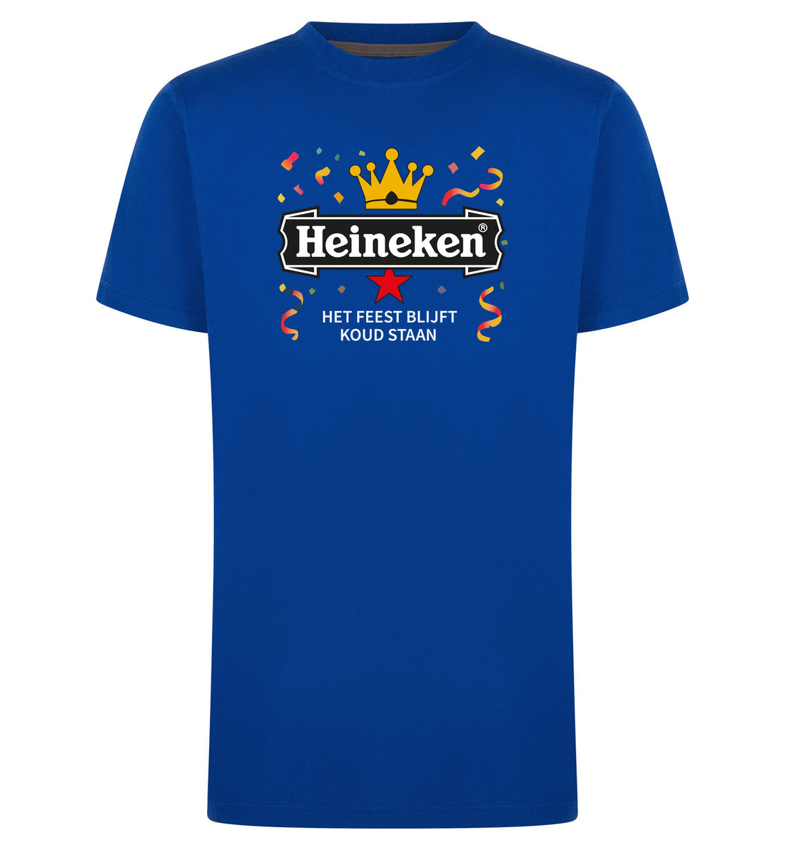 Heineken Het Feest Blijft Koud Staan T-Shirt – antraciet