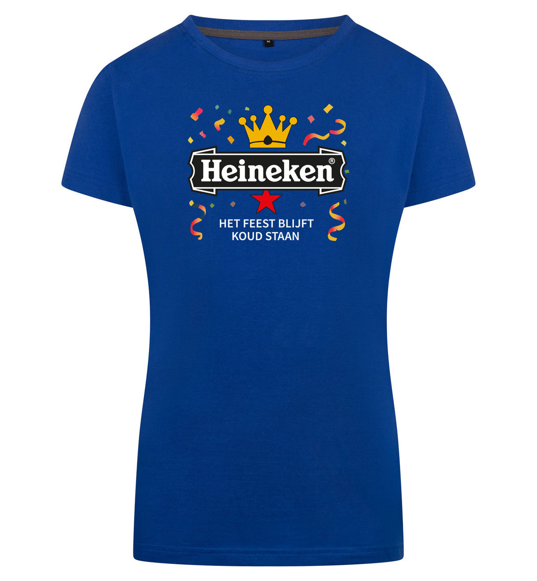 Heineken Het Feest Blijft Koud Staan T-Shirt Dames – wit