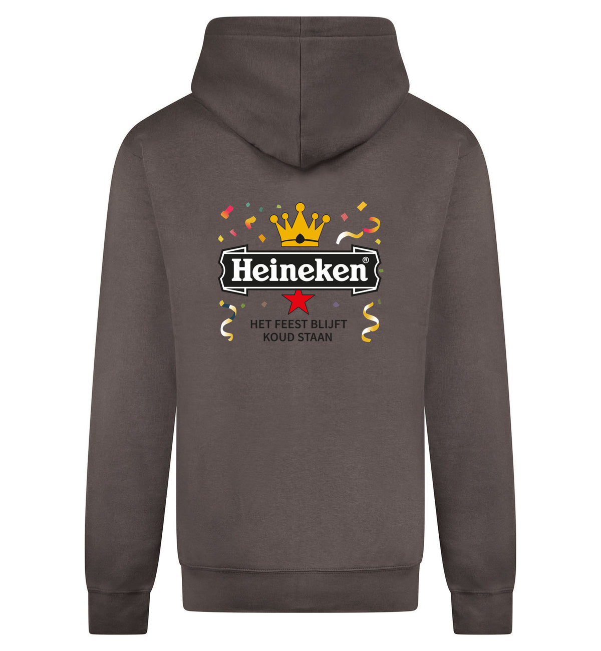 Heineken Het Feest Blijft Koud Staan Vest – grijs