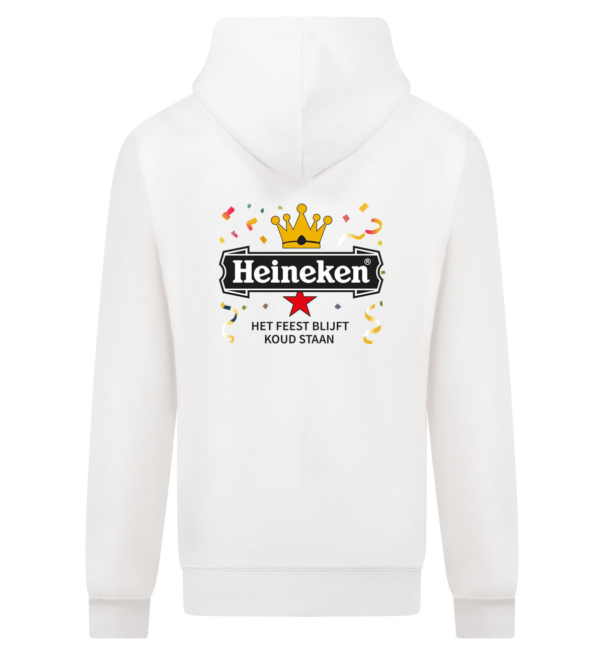 Heineken Het Feest Blijft Koud Staan Vest – wit