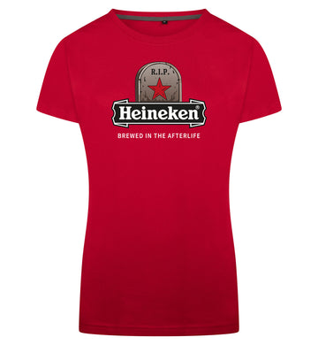 Heineken RIP T-Shirt Dames – rood