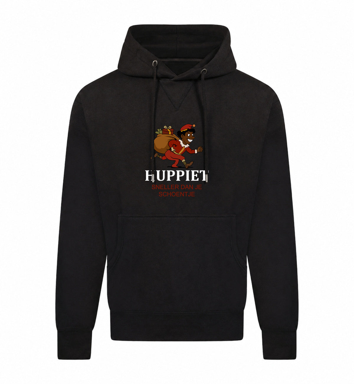 Huppiet Hoodie – zwart