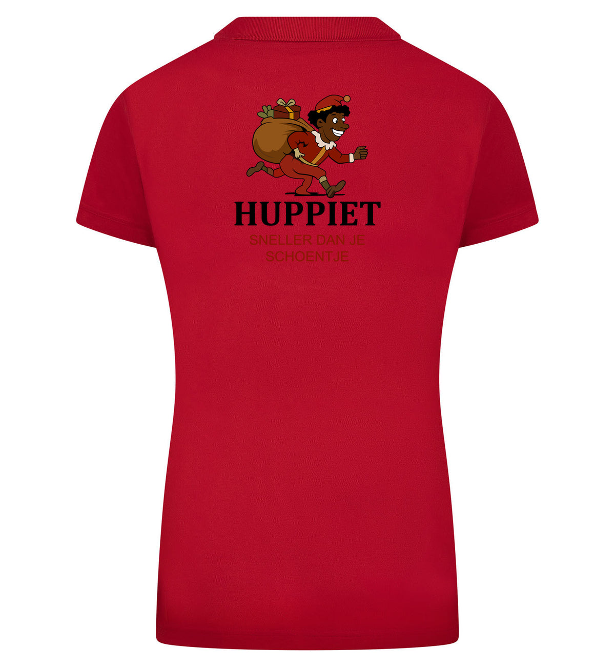 Huppiet Polo dames – rood