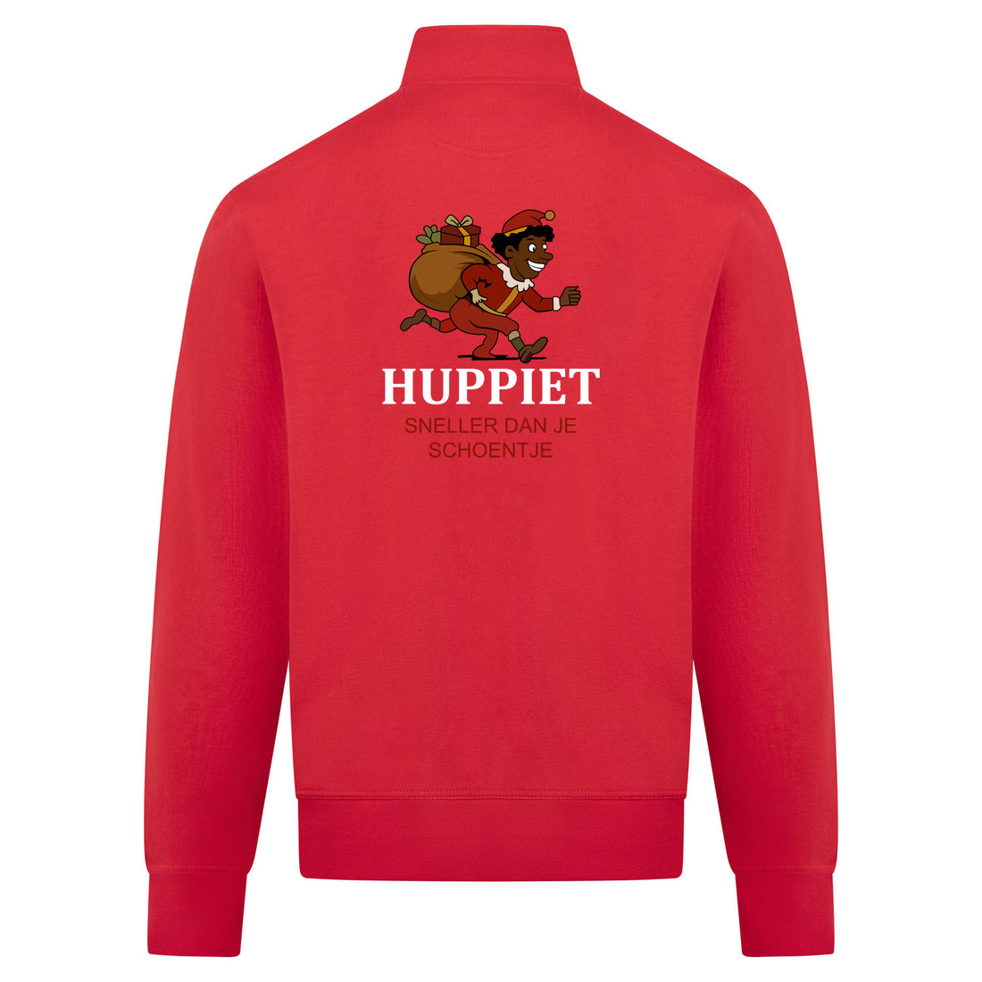 Huppiet Sweatvest – rood – back