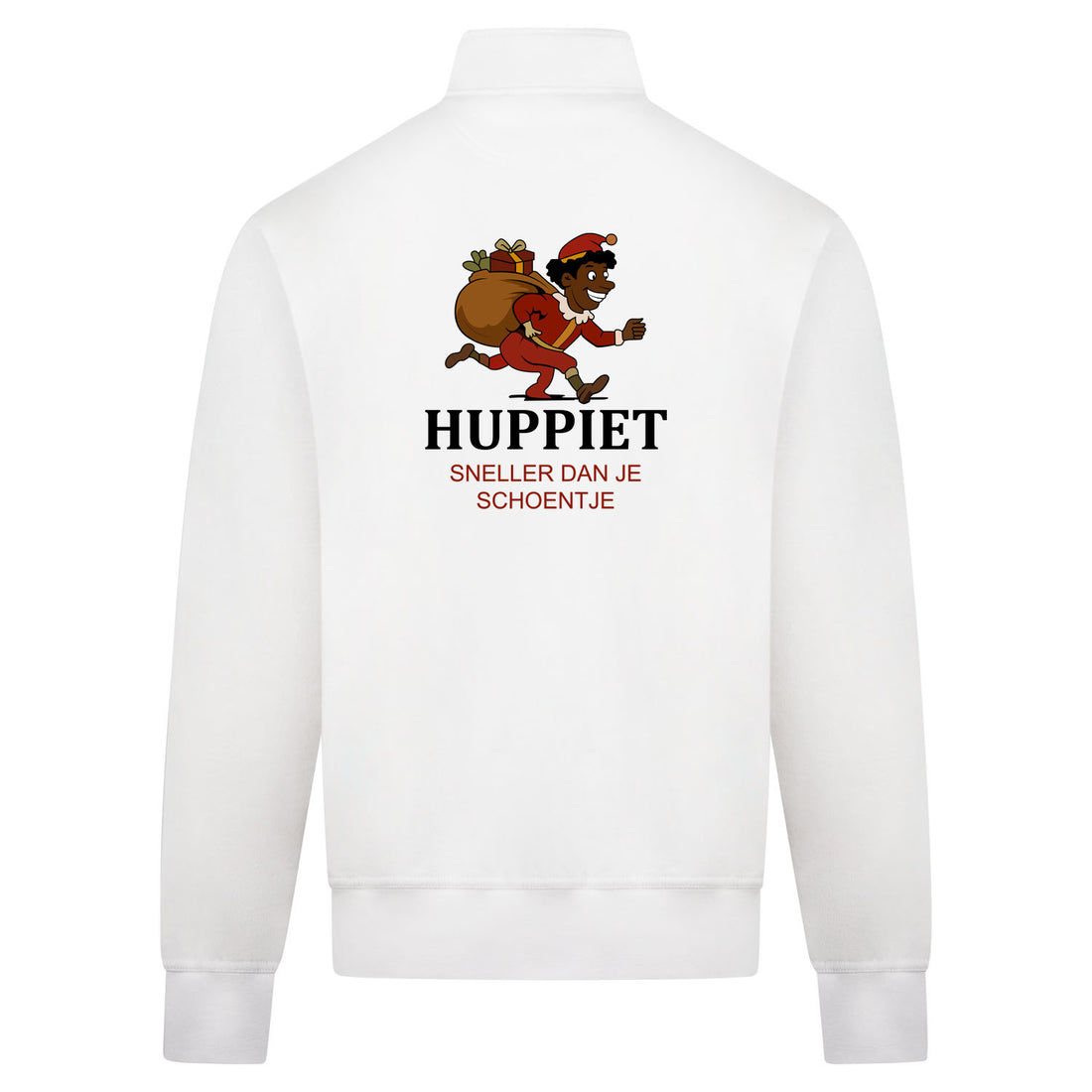 Huppiet Sweatvest – rood – back