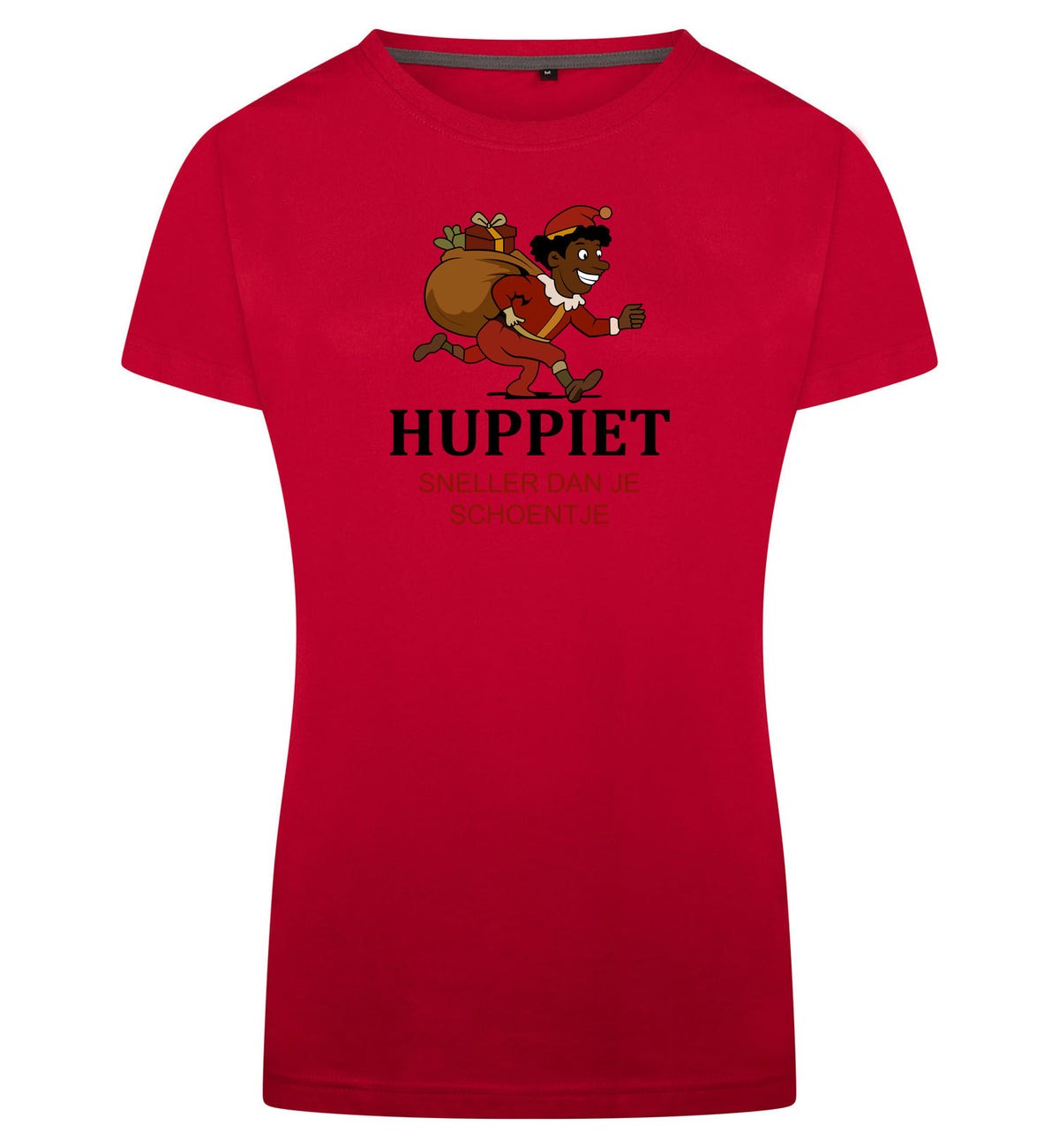 Huppiet T-Shirt Dames – rood