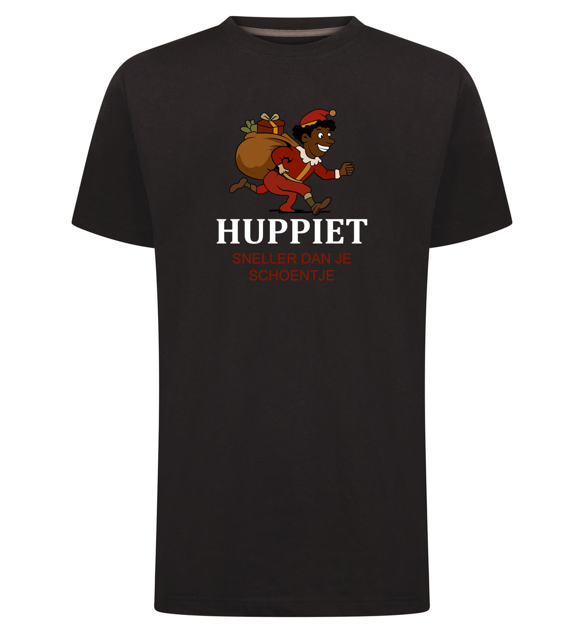 Huppiet T-Shirt – zwart