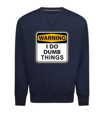 I DO DUMB THINGS Sweater