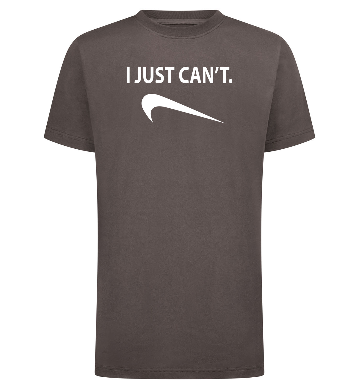 I just can't T-Shirt – grijs