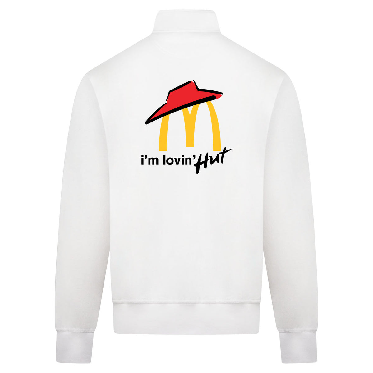I'm lovin' hut Sweatvest – wit – back